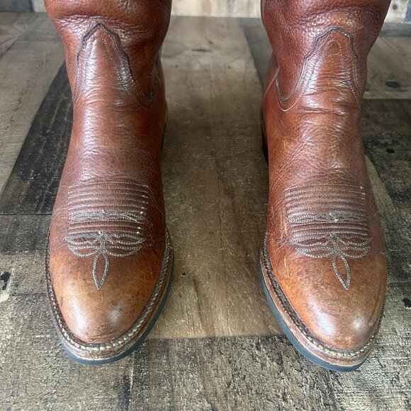 Lucchese 2000 Rubber Sole T3063R Cowboy Boots Mens 10.5 D - Picture 7 of 12
